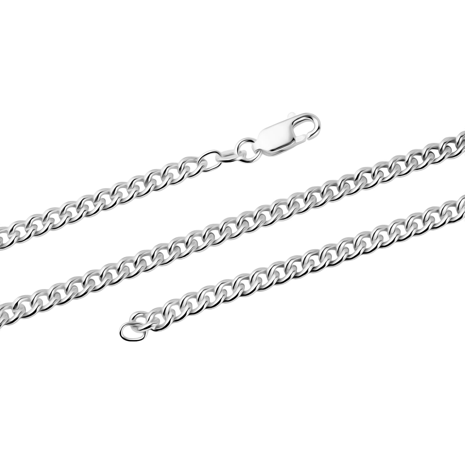 Sterling Silver Chain (Size - 24),  Silver Wt. 19.5 Gms