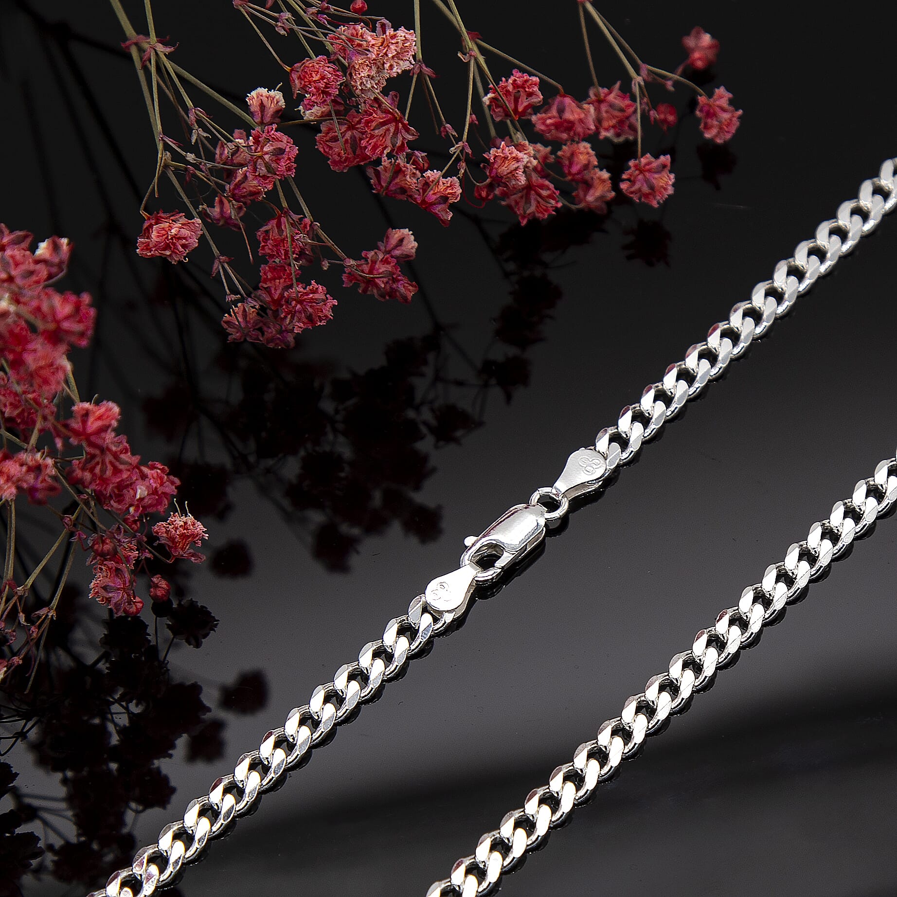Sterling Silver Chain (Size - 20), Silver Wt. 19.3 Gms Sterling Silver Chain (Size - 20), Silver Wt. 19.3 Gms
