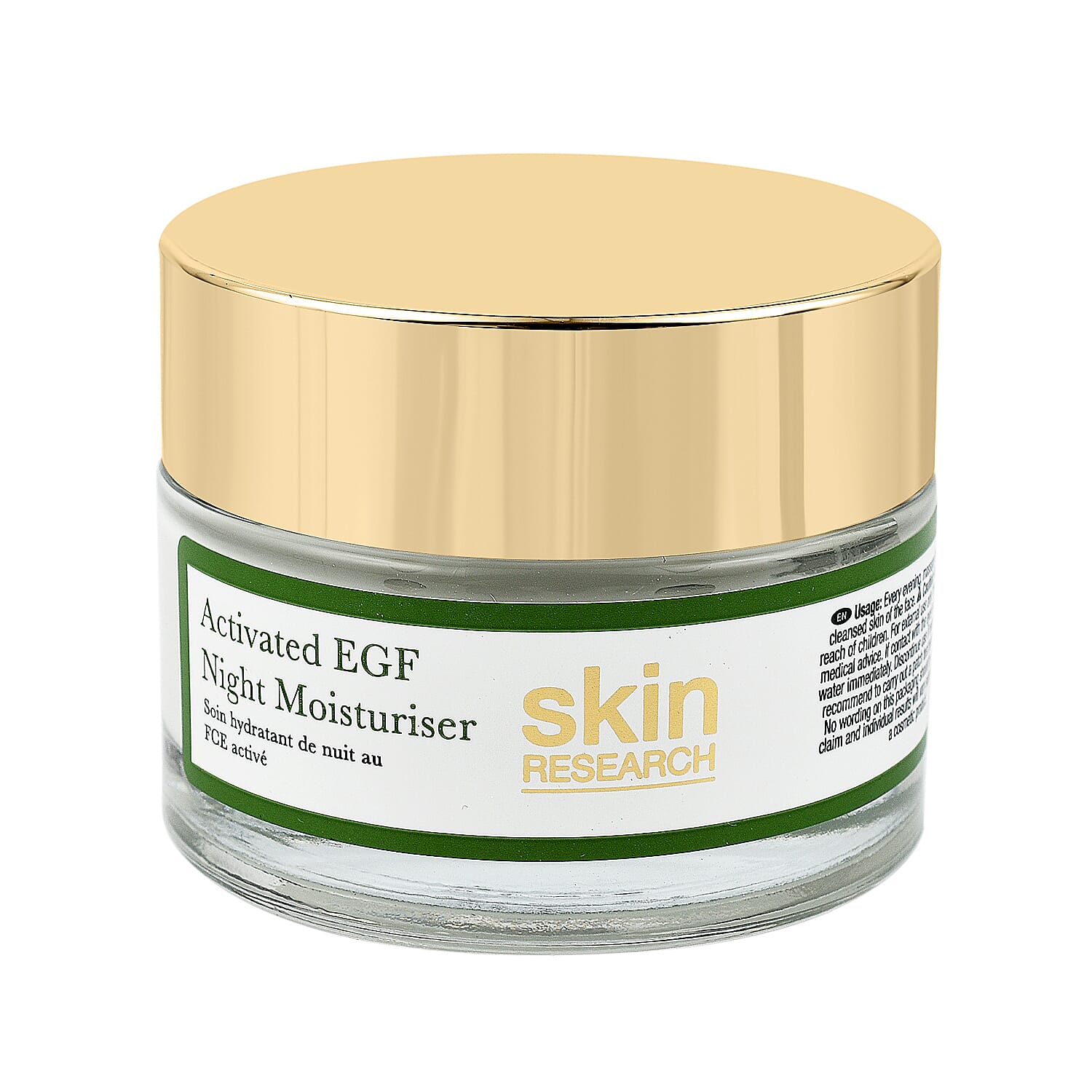 Skin Research Activated EGF Night Moisturiser - 50ml