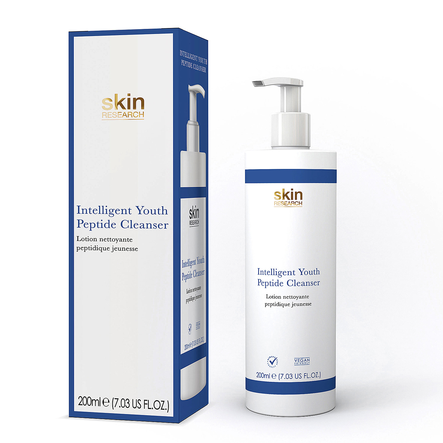 Skin Research Intelligent Youth Peptide Cleanser - 200m