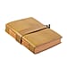 100% Genuine Leather Journal with Handmade Paper (Size 17x12x1 cm) - Black