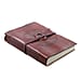 Lasercut 100% Genuine Leather Journal with Jasper Gemstone (Size 17x12x1 cm)