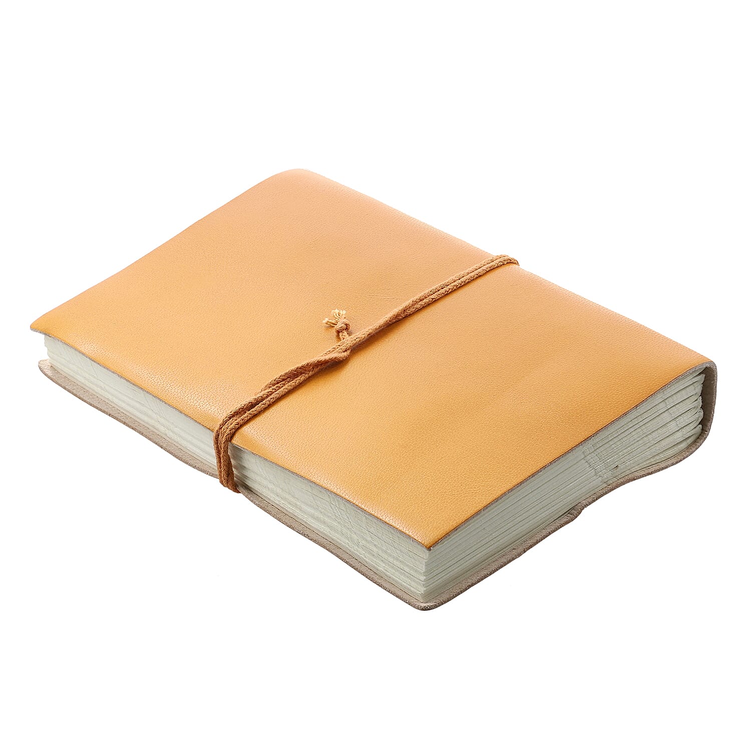 Lasercut 100% Genuine Leather Journal with Red Agate Gemstone