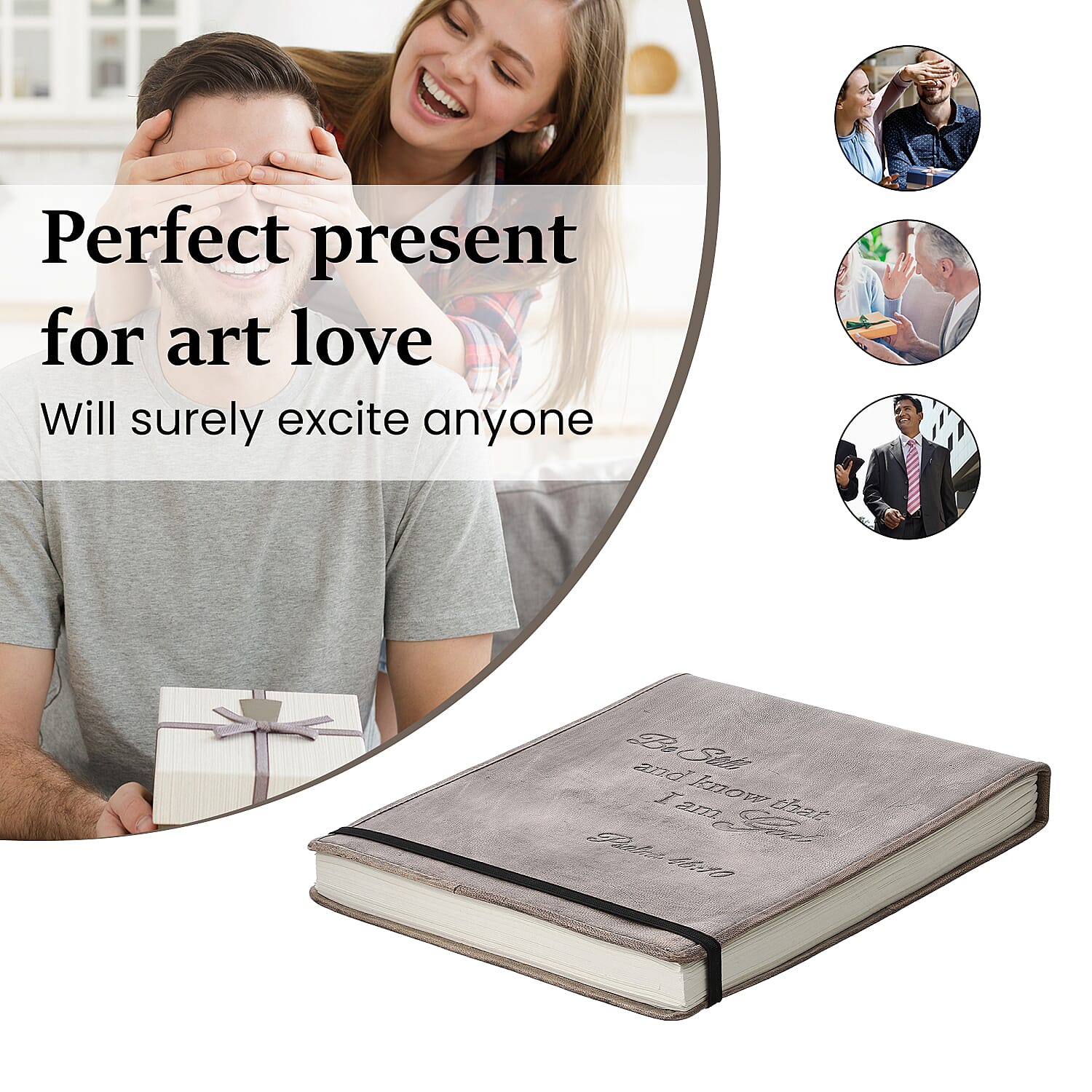 Journal and Diary (Size 25x20x1 cm) - Light Brown