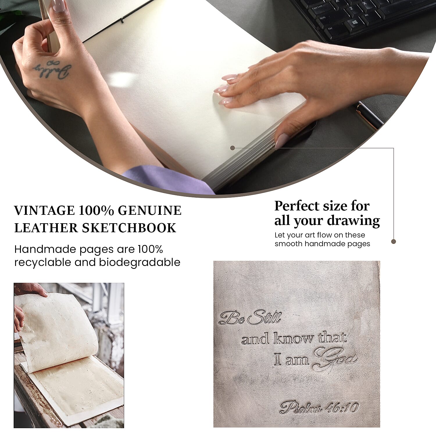 Journal and Diary (Size 25x20x1 cm) - Light Brown