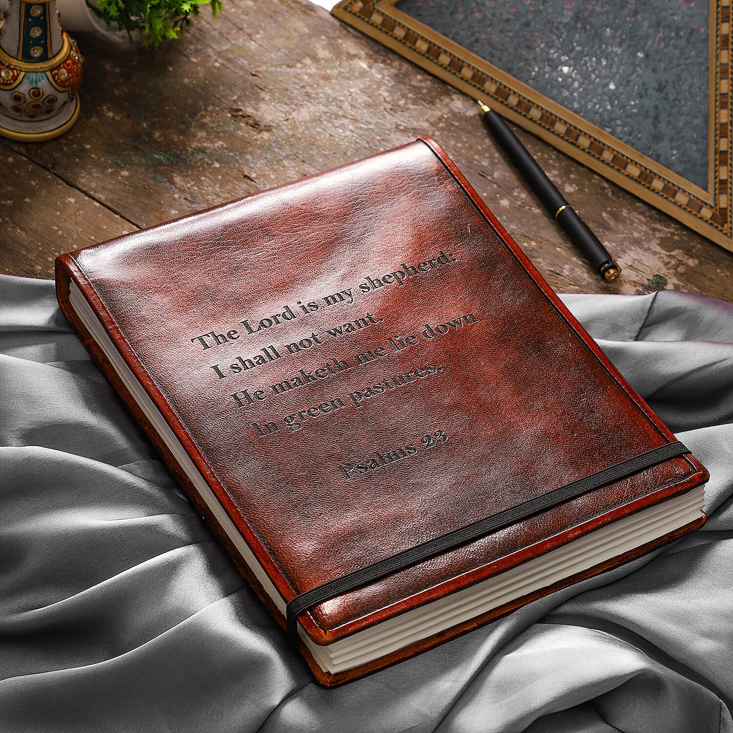 Vintage 100% Genuine Leather Journal Diary - Light Brown