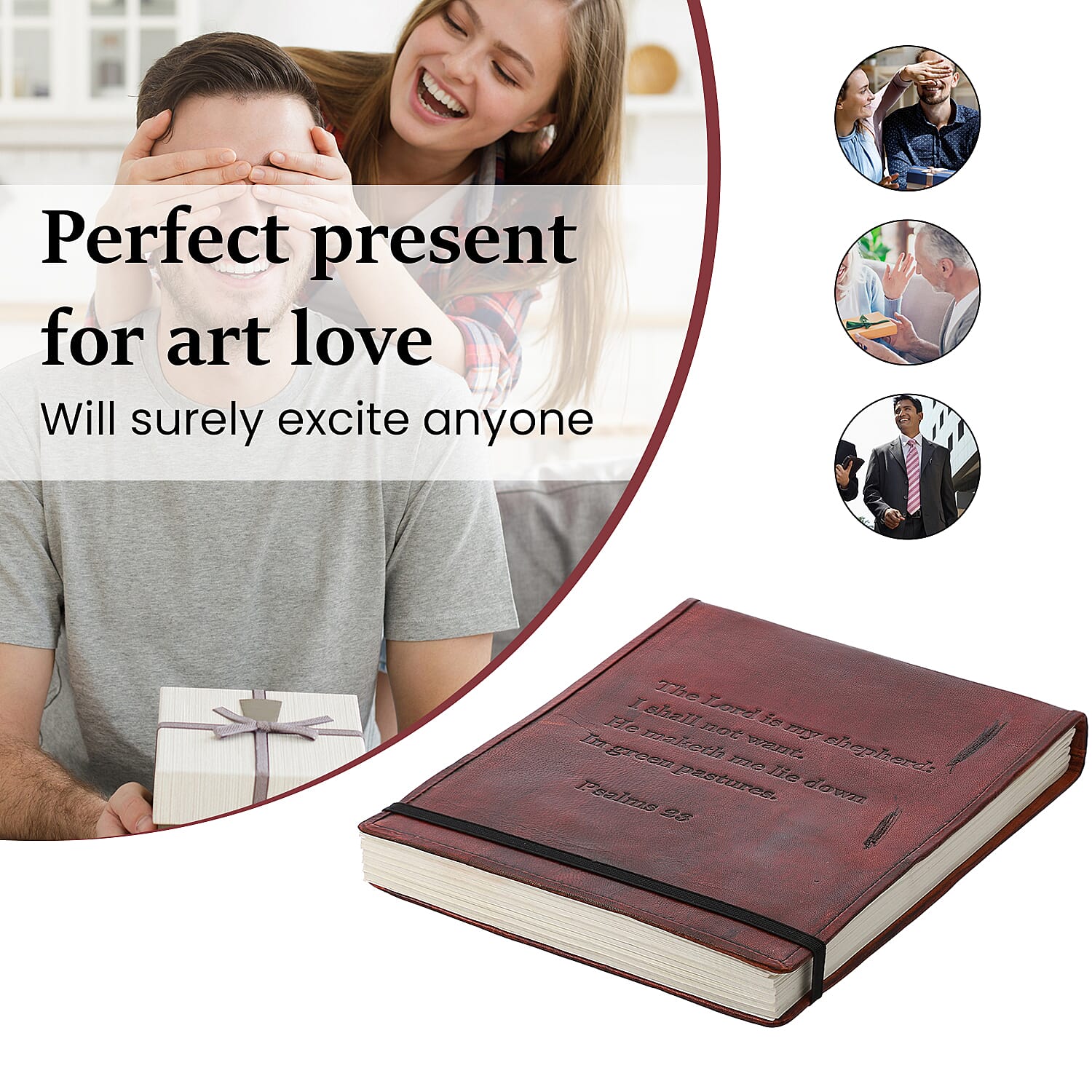 Vintage 100% Genuine Leather Journal Diary - Light Brown