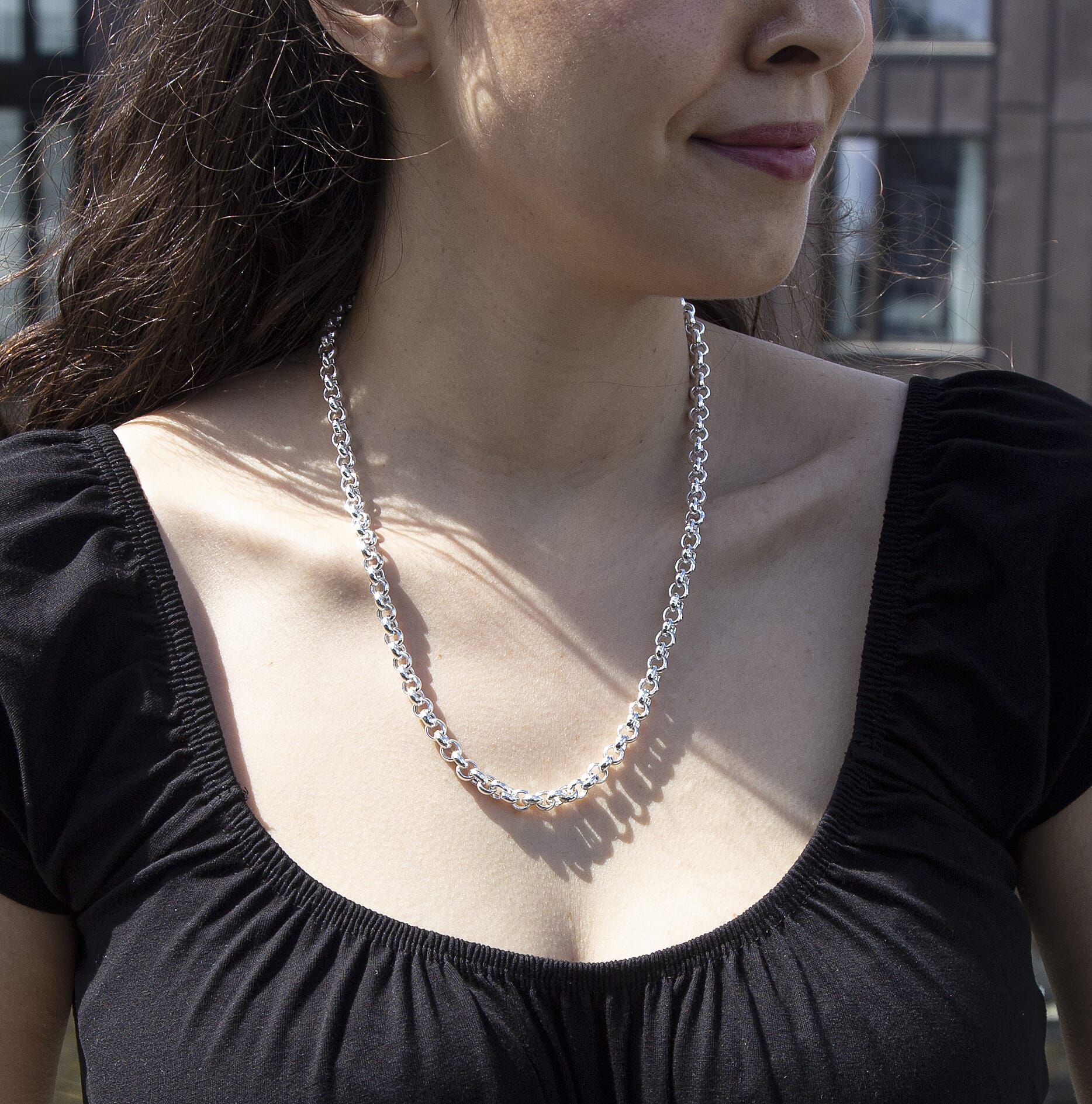 Sterling Silver Chain (Size - 20),  Silver Wt. 21.5 Gms