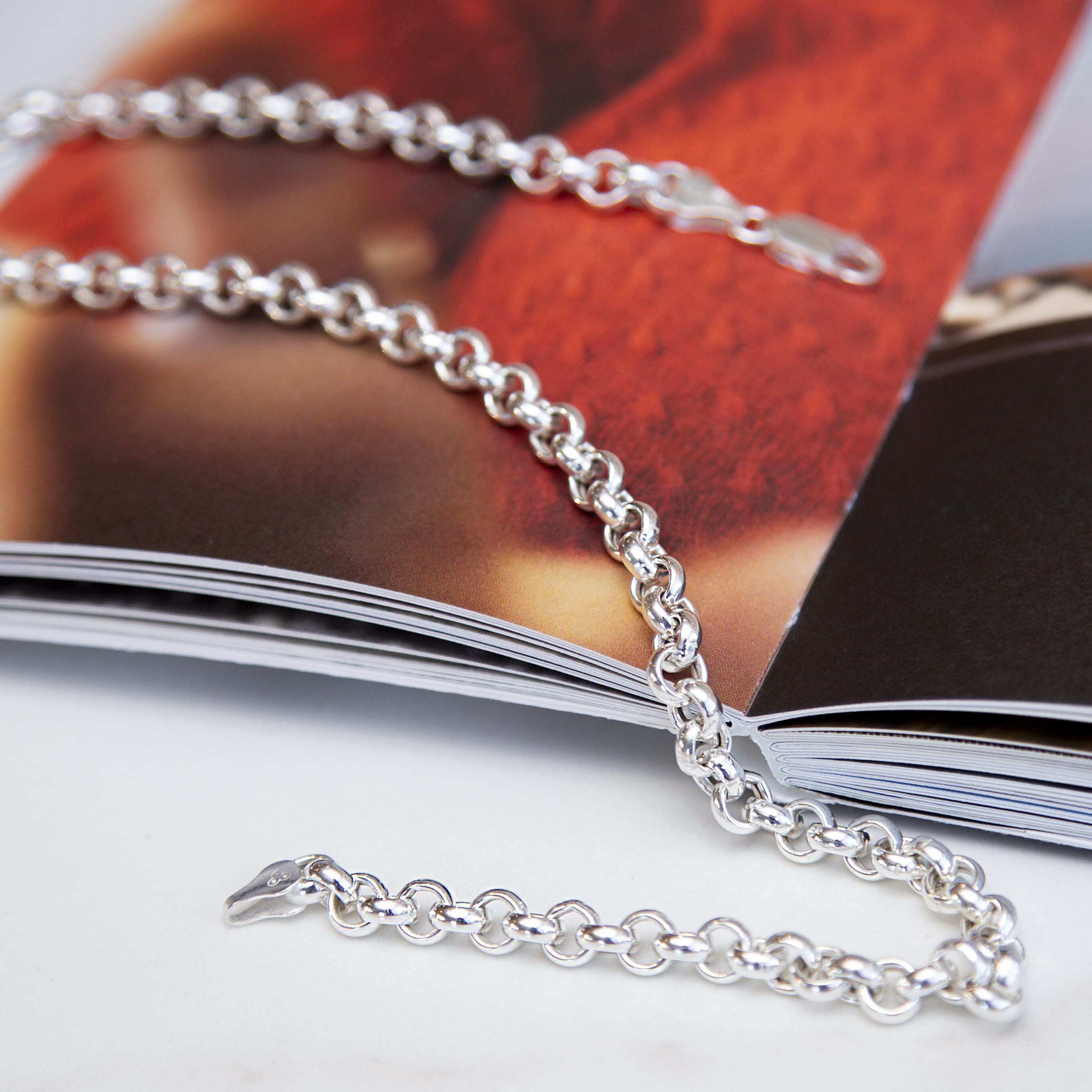 Sterling Silver Chain (Size - 24),  Silver Wt. 25.4 Gms