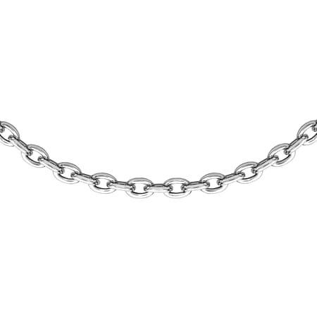 Sterling Silver Round Belcher Chain 22 Inch