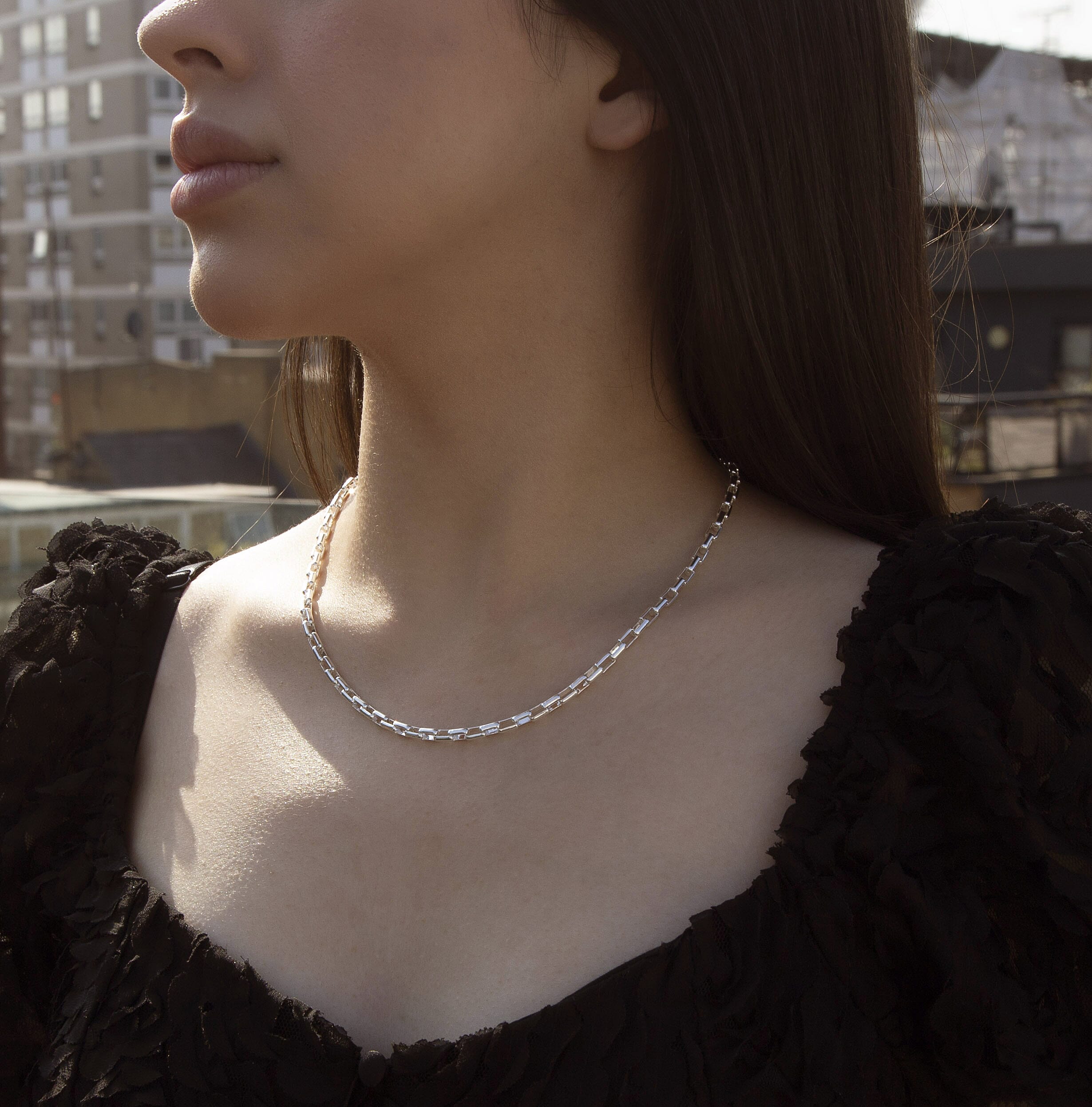 Sterling Silver Chain (Size - 18),  Silver Wt. 18.7 Gms