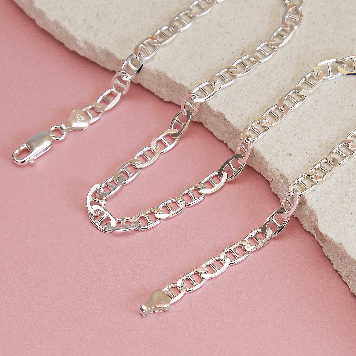 Sterling Silver Chain (Size - 18),  Silver Wt. 14.5 Gms