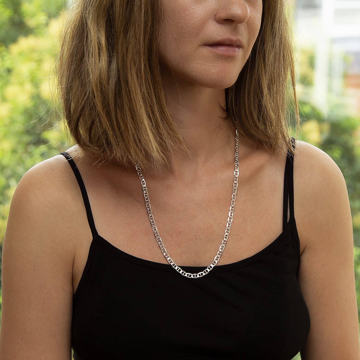 Sterling Silver Chain (Size - 24),  Silver Wt. 18.3 Gms