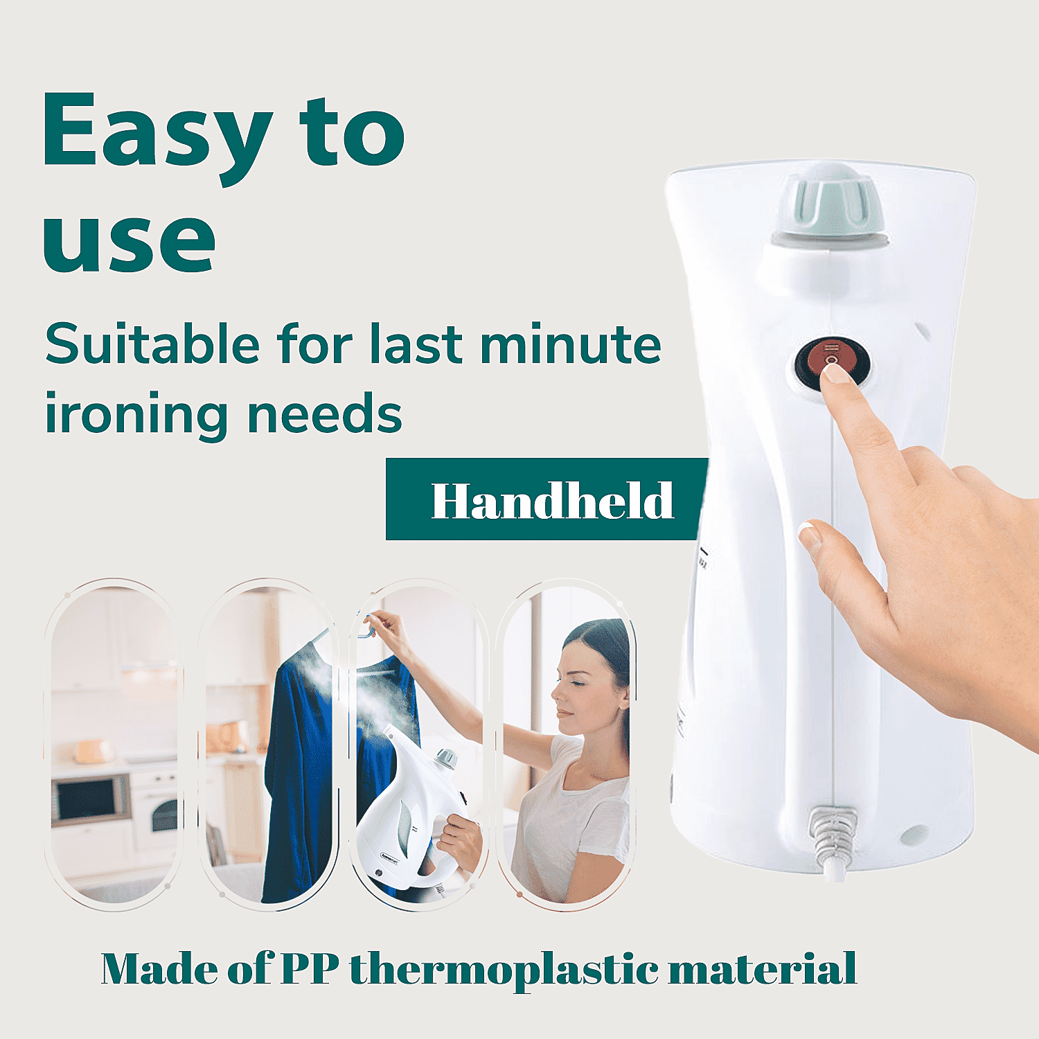 Homesmart - Garment Steamer with Two Attachments