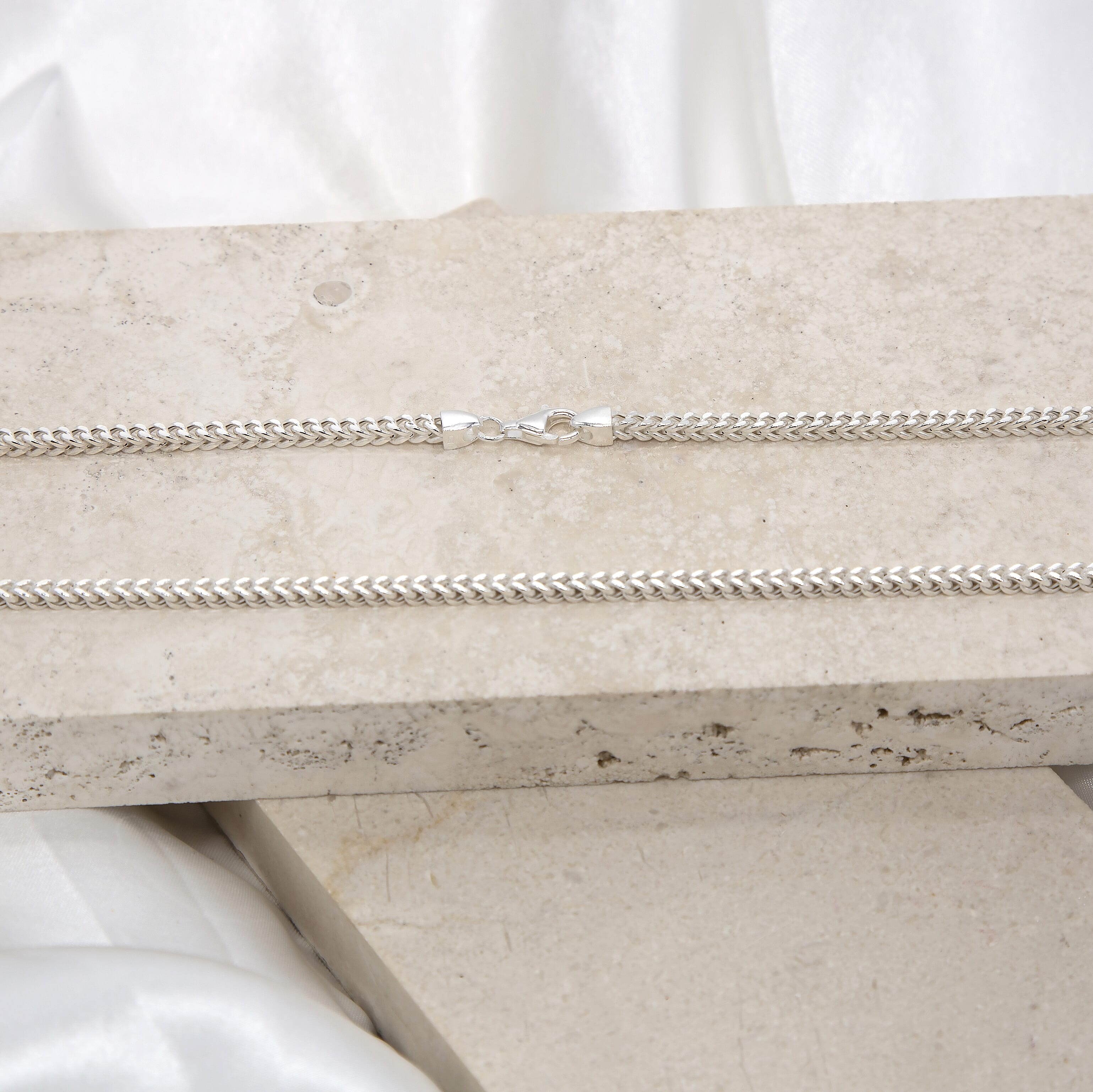 Sterling Silver Chain (Size - 24),  Silver Wt. 15.6 Gms