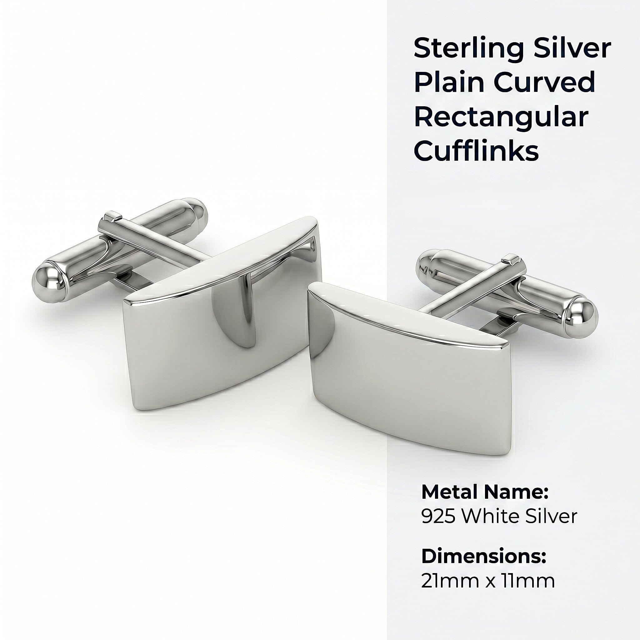 Sterling Silver CuffLink,  Silver Wt. 13 Gms