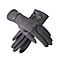 Dainty Round Buckle Gloves - Grey