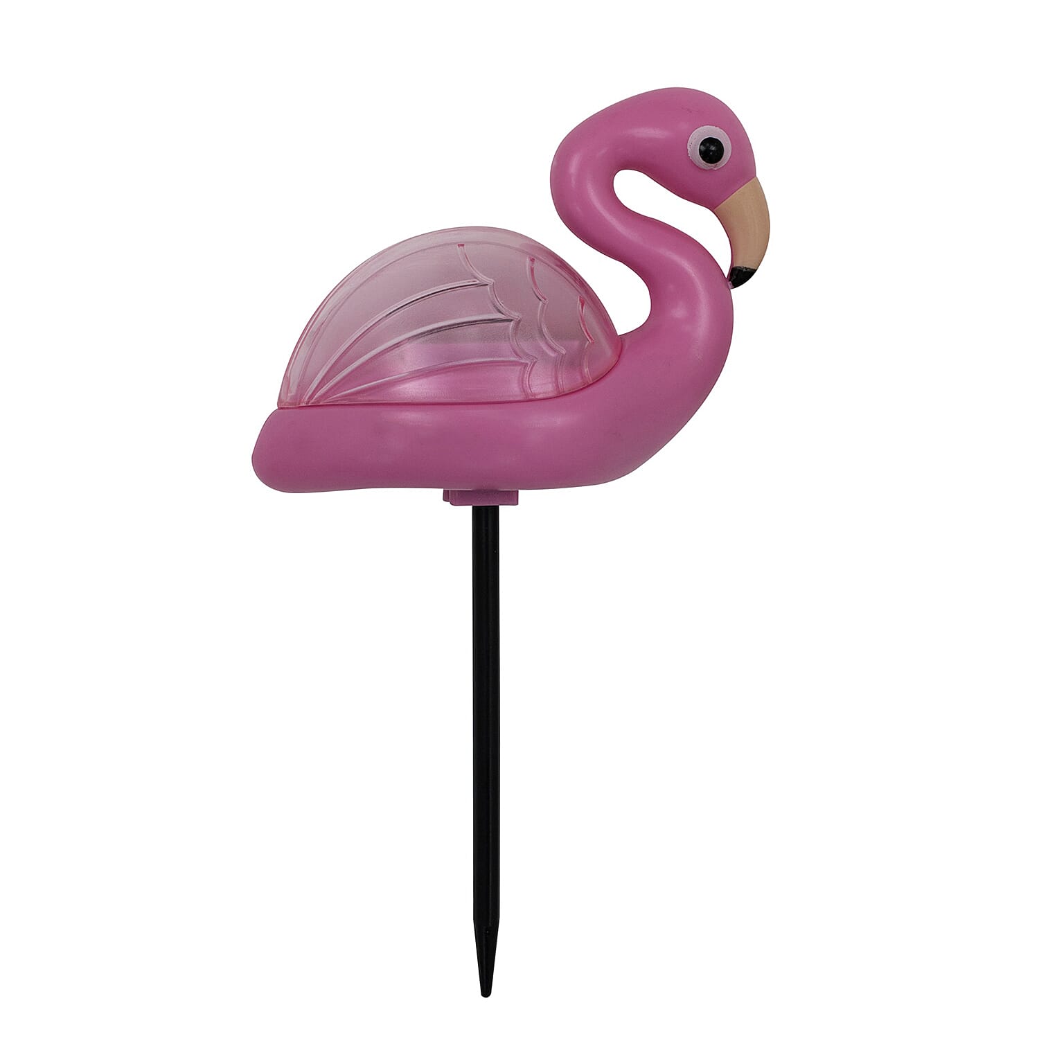 Set of 2 - Flamingo and Turtle Garden Solar light - Multi