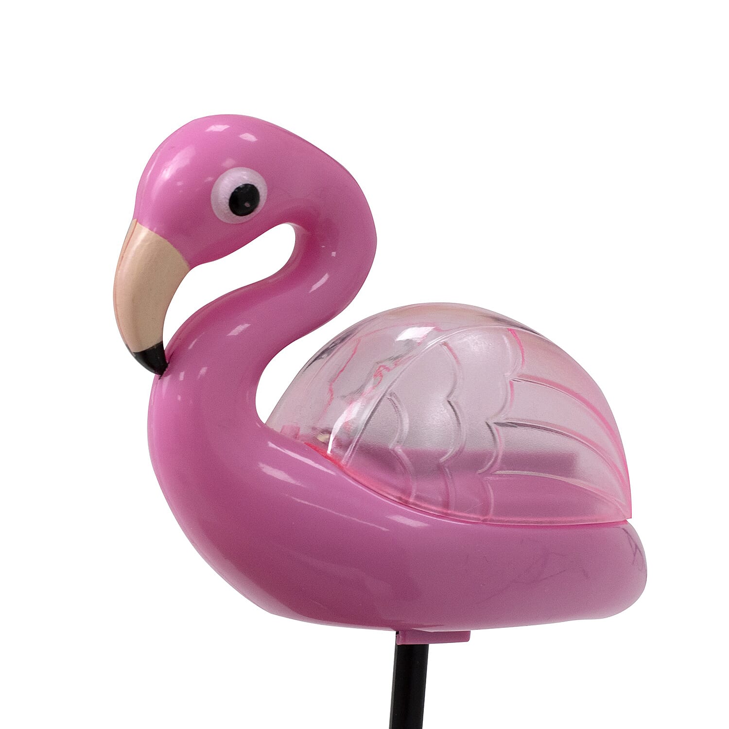 Set of 2 - Flamingo and Turtle Garden Solar light - Multi