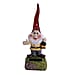 Solar Light Gnome With Red Hat (11 inch approx.)