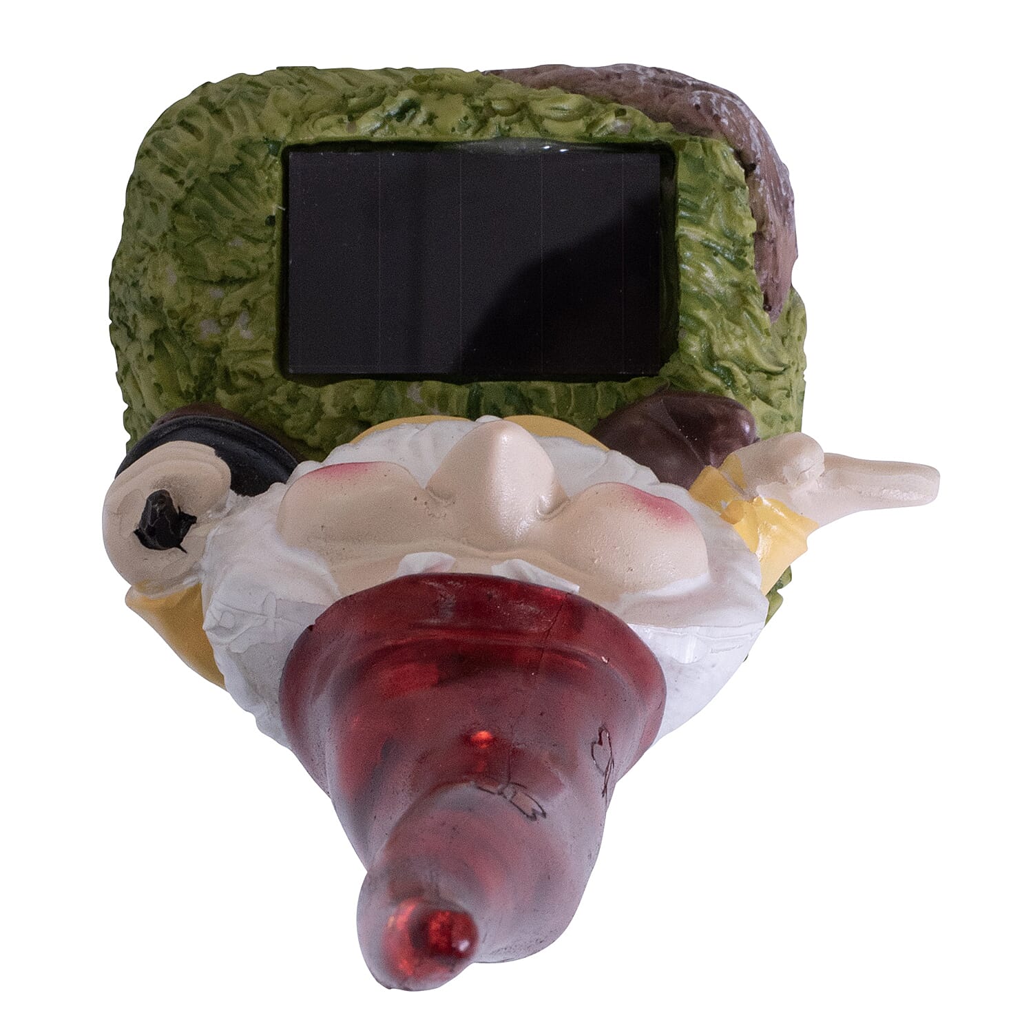 Solar Light Gnome With Red Hat (11 inch approx.)