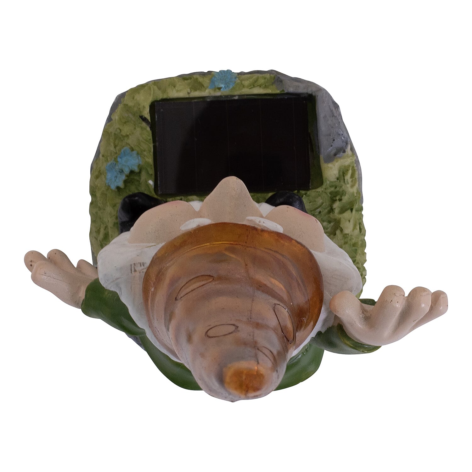 Solar Light Gnome With Yellow Hat (11 inch approx.)