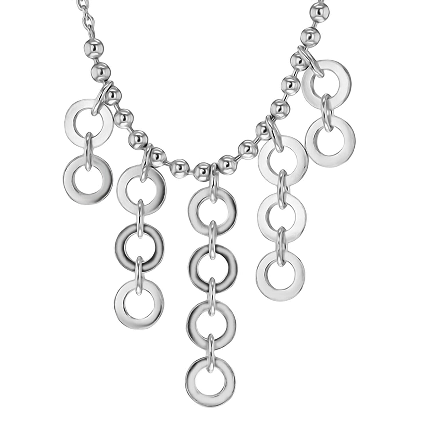 Sterling Silver NecklaceE (Size - 16),  Silver Wt. 7 Gms