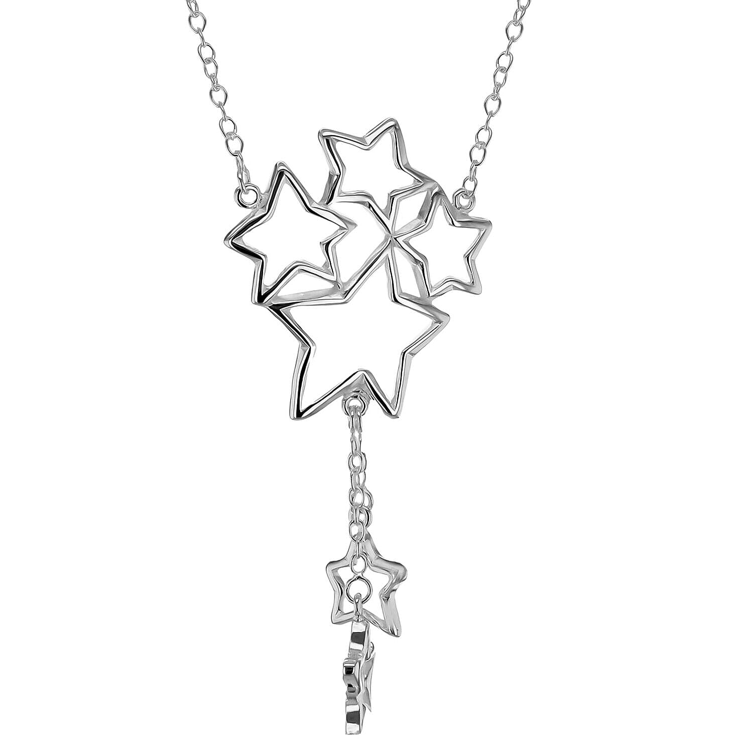 Sterling Silver NecklaceE (Size - 16),  Silver Wt. 7.1 Gms