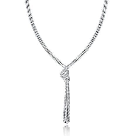 Sterling Silver NecklaceE (Size - 18),  Silver Wt. 11.7 Gms