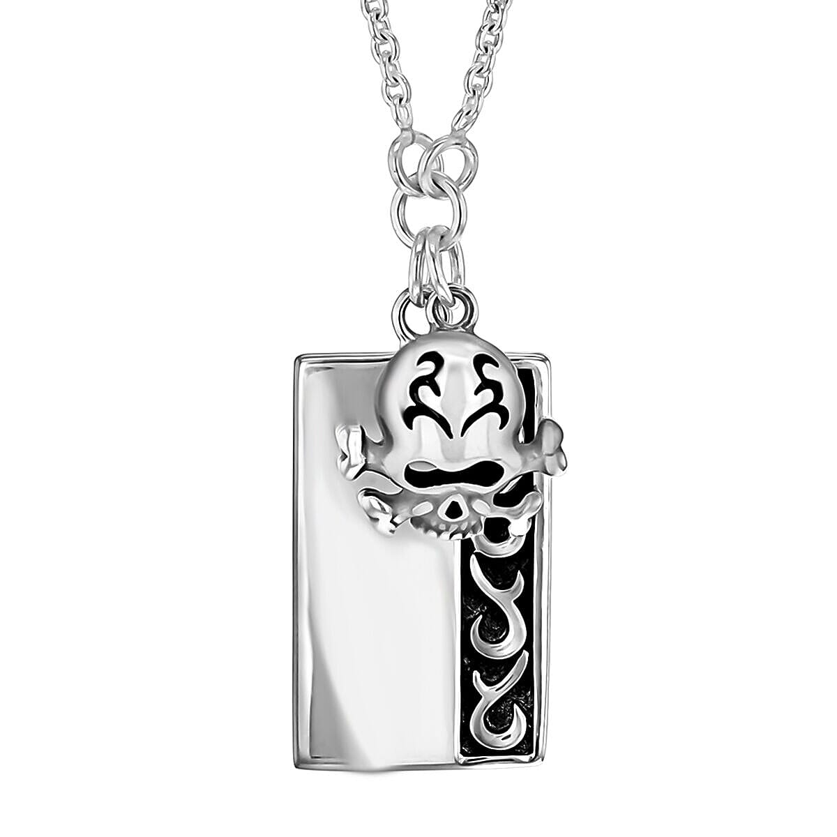 Sterling Silver NecklaceE (Size - 18),  Silver Wt. 9.2 Gms