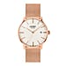 ROSE GOLD CASE CREAMY WHITE DIAL ROSE GOLD MESH BRACELET