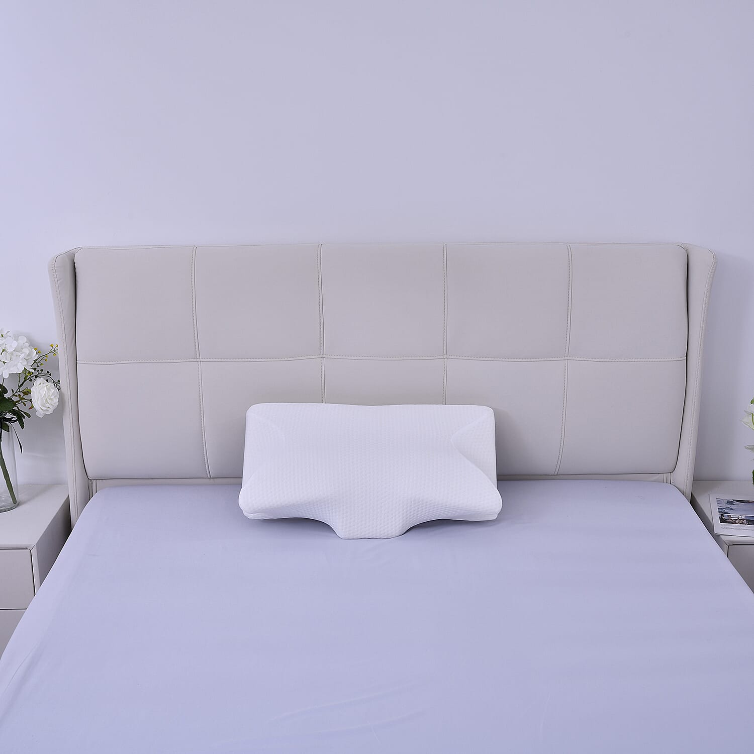 Memory Foam Anti Snore Pillow (Size 59x34x12 Cm)