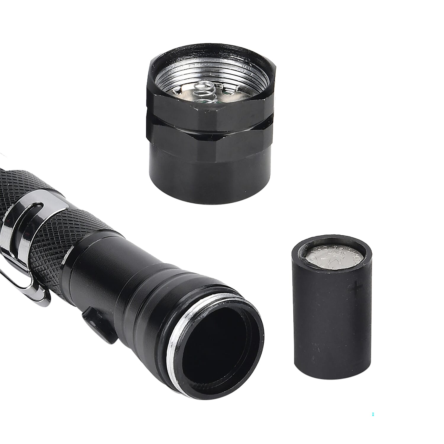 Set of 2 LED Flexible Magnetic Flashlight - Black