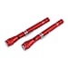 2 Piece Set  360 Degree Flexible Head 3 LED Magnetic Flashlight  Red