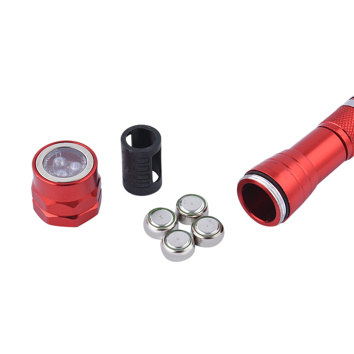 Set of 2 LED Flexible Magnetic Flashlight - Red