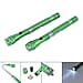 2 Piece Set  360 Degree Flexible Head 3 LED Magnetic Flashlight  Green