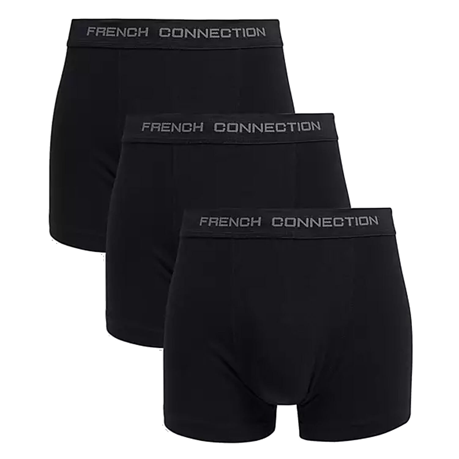 French Connection 3 Pack Boxer Shorts (Size: Small) - Black