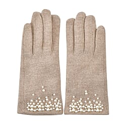 Cashmere Touch Screen Gloves (Size 23x9 cm) - Grey