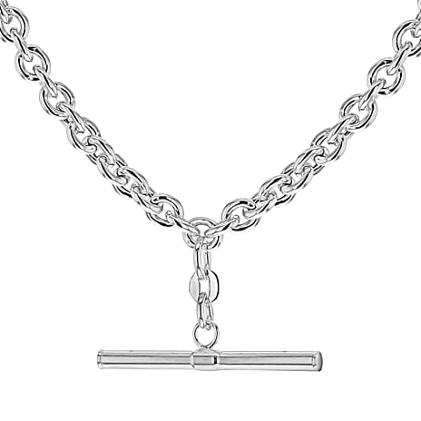 Sterling Silver NecklaceE (Size - 18),  Silver Wt. 10.4 Gms