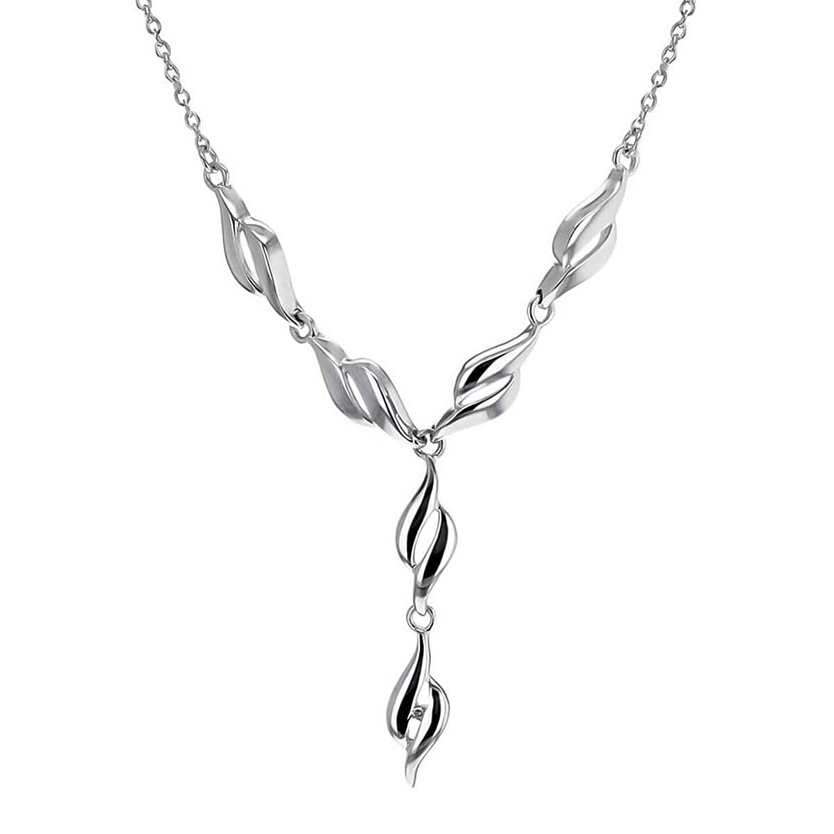 Sterling Silver NecklaceE (Size - 18),  Silver Wt. 6.4 Gms