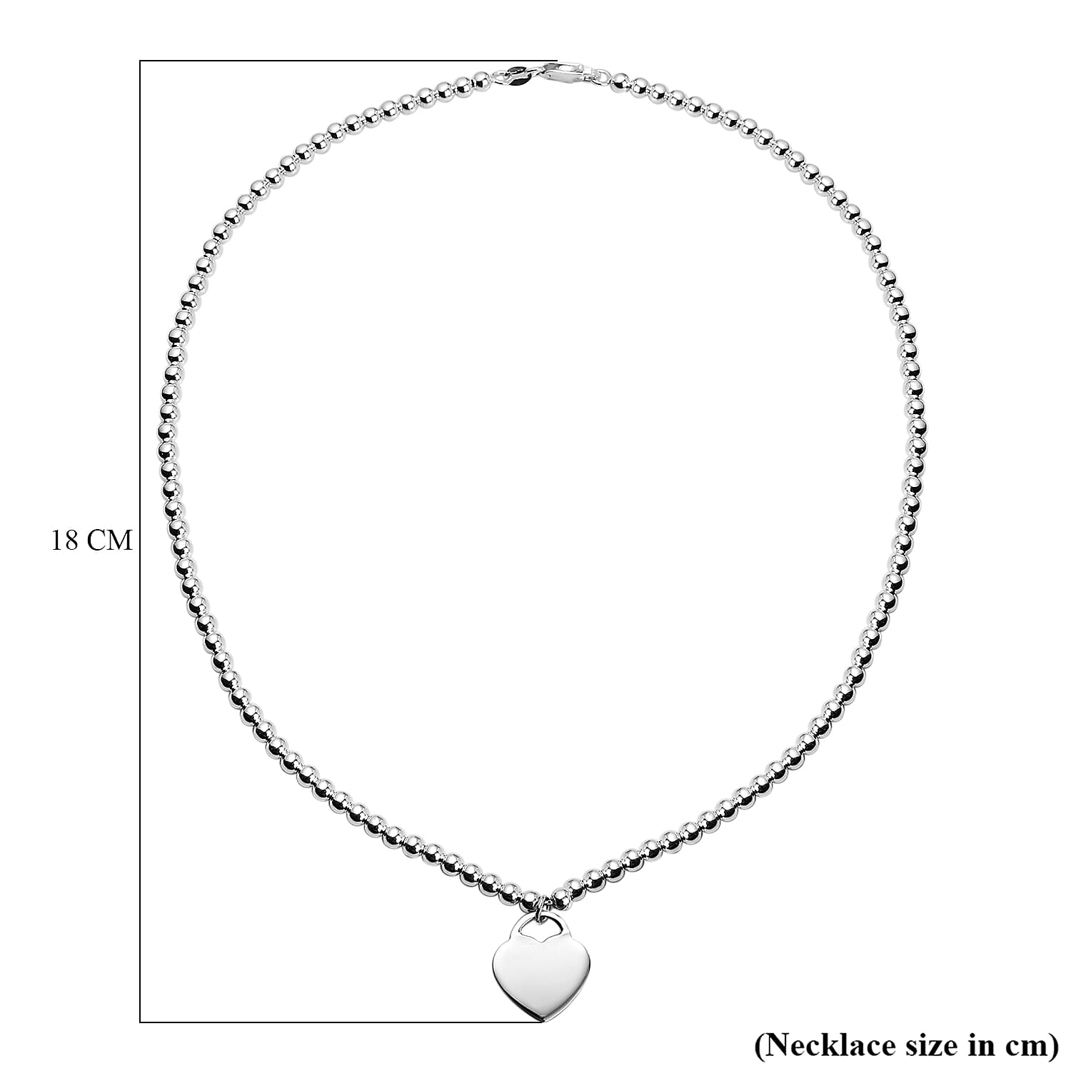 Sterling Silver NecklaceE (Size - 18),  Silver Wt. 14.2 Gms