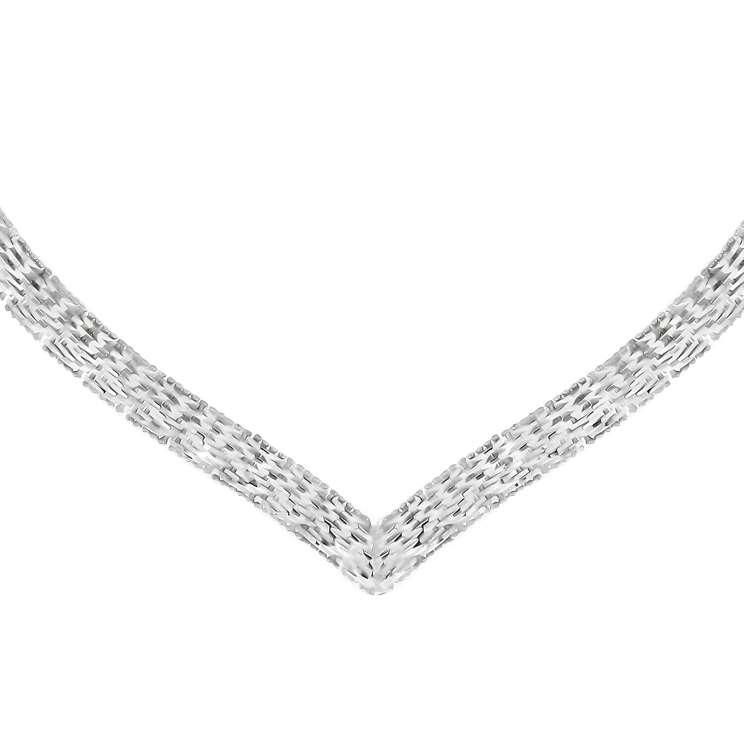 Sterling Silver NecklaceE (Size - 16),  Silver Wt. 40.7 Gms
