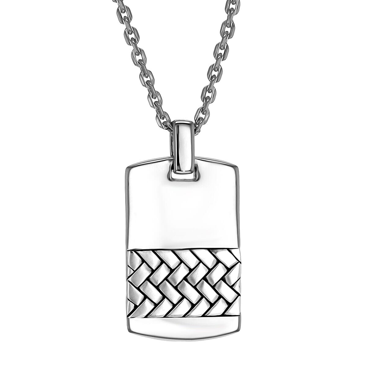 Sterling Silver NecklaceE (Size - 20),  Silver Wt. 18 Gms