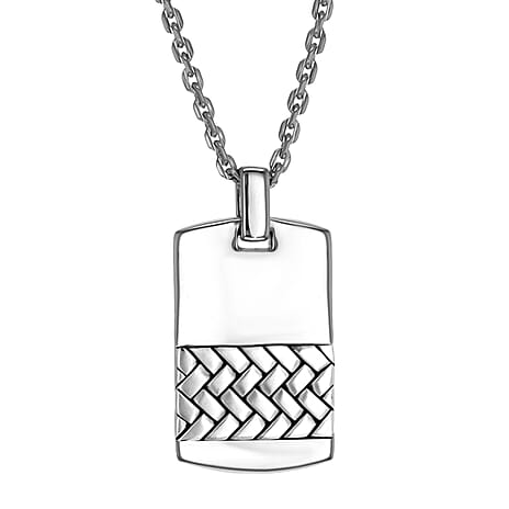 Sterling Silver NecklaceE (Size - 20),  Silver Wt. 18 Gms