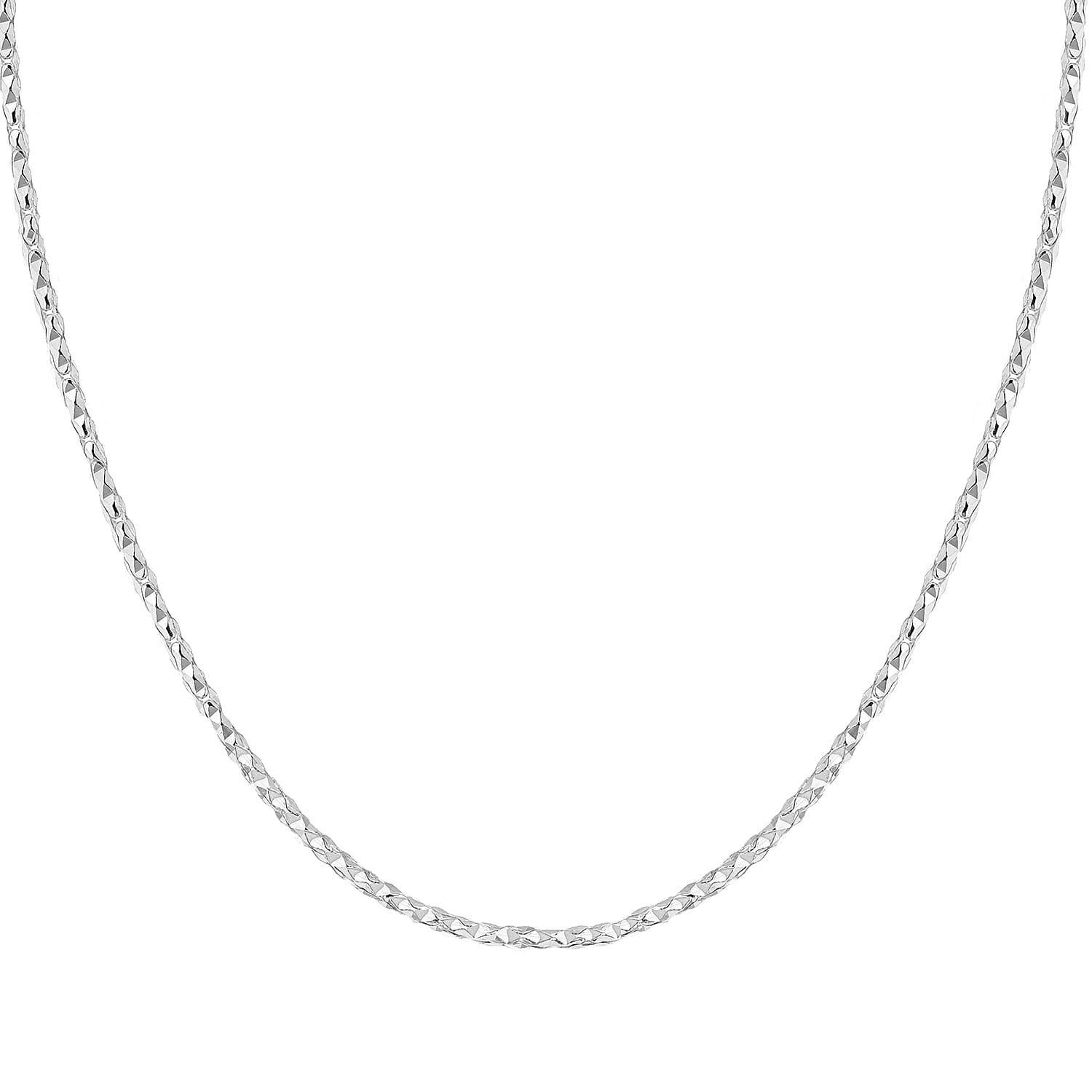 Sterling Silver Chain (Size - 16),  Silver Wt. 13.9 Gms