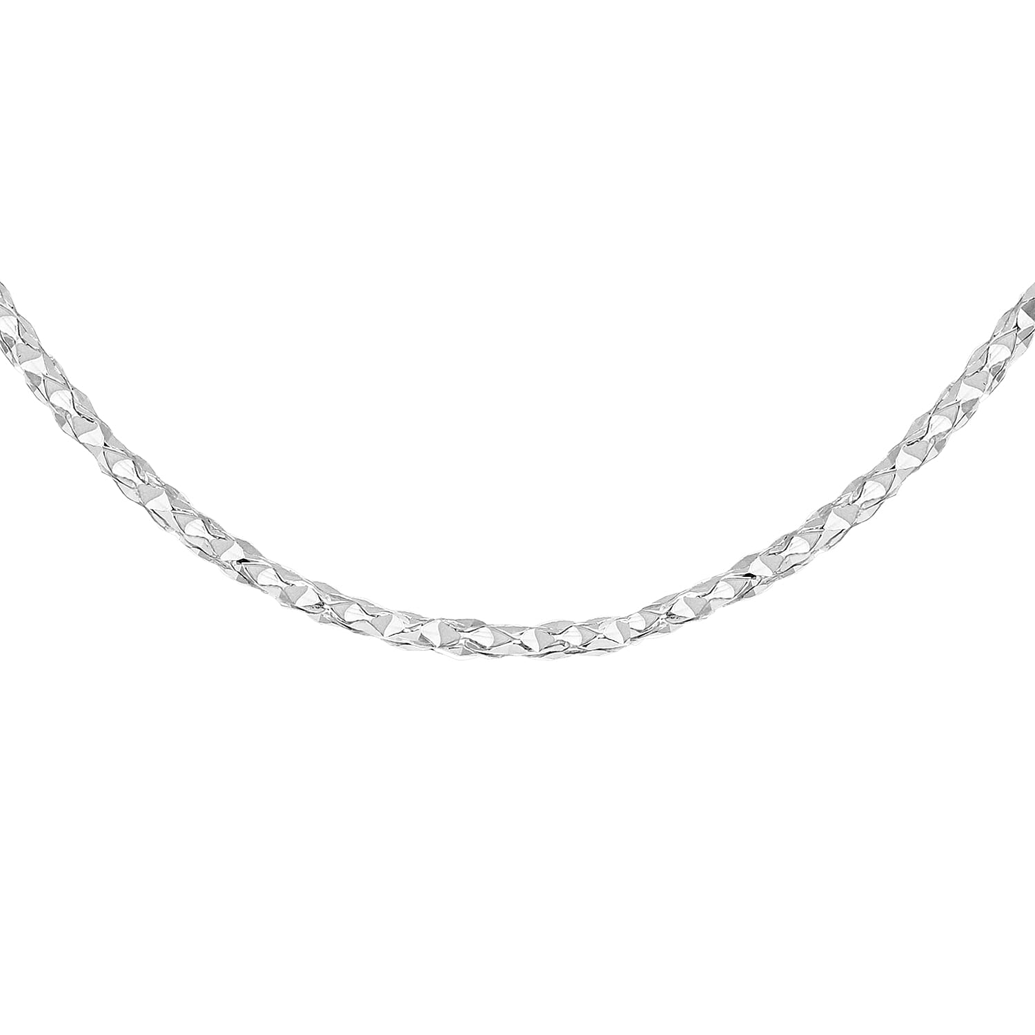 Sterling Silver Chain (Size - 16),  Silver Wt. 13.9 Gms