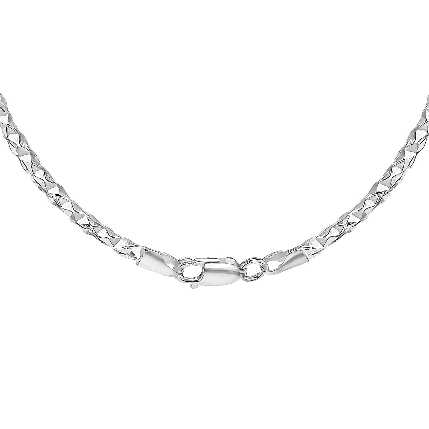 Sterling Silver Chain (Size - 16),  Silver Wt. 13.9 Gms