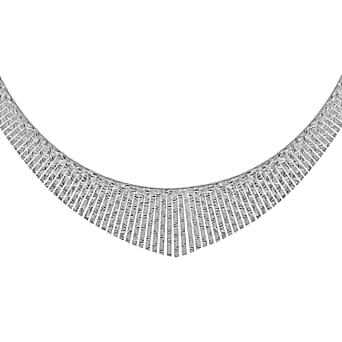 https://tjcuk.sirv.com/Products/73/1/7317760/Rhodium-Overlay-Sterling-Silver-NecklaceE-Size-17-Silver-Wt-30-7-Gms_7317760.jpg?w=342&h=342