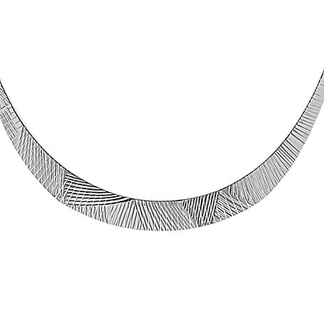 Sterling Silver NecklaceE (Size - 17),  Silver Wt. 17.5 Gms