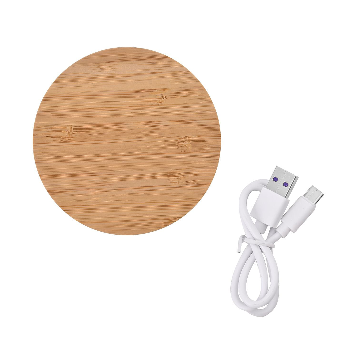 Bamboo Wireless Charger (15W)  - Round